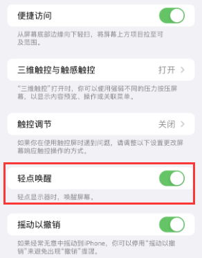 云南苹果授权维修站分享iPhone轻点无法唤醒怎么办 