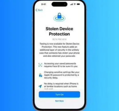 云南苹果授权维修店分享被盗设备保护功能开启方法